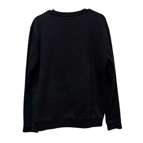 Zara Women Black Sweatshirt Skull Long Sleeves Cotton Size Large - Picture 2 of 8